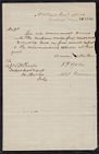 Letter from J. F. Hoke to Captain T. H. Sharpe